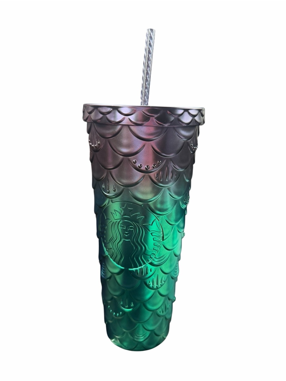 Starbucks Blue-Green Mermaid Tumbler